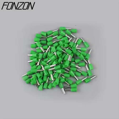 100PCS/pack insulated wire crimp terminals E0508 1008 1508 7508 2508 tubular pressure wire ferrule connectors pin-type connector - Image 12