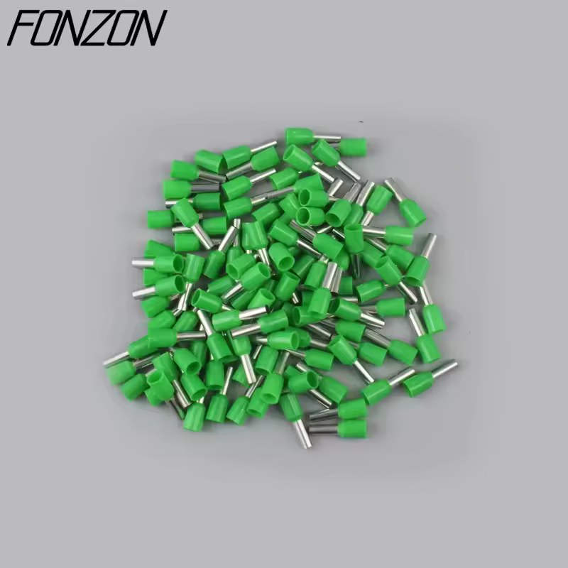 100PCS/pack insulated wire crimp terminals E0508 1008 1508 7508 2508 tubular pressure wire ferrule connectors pin-type connector - Image 12