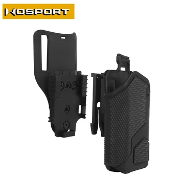 Shooting Quick Release Airsoft Holster with Sunken QLS Set, P320 VP9 TP9 P99 P226 X300 Flashlight Universal Holster