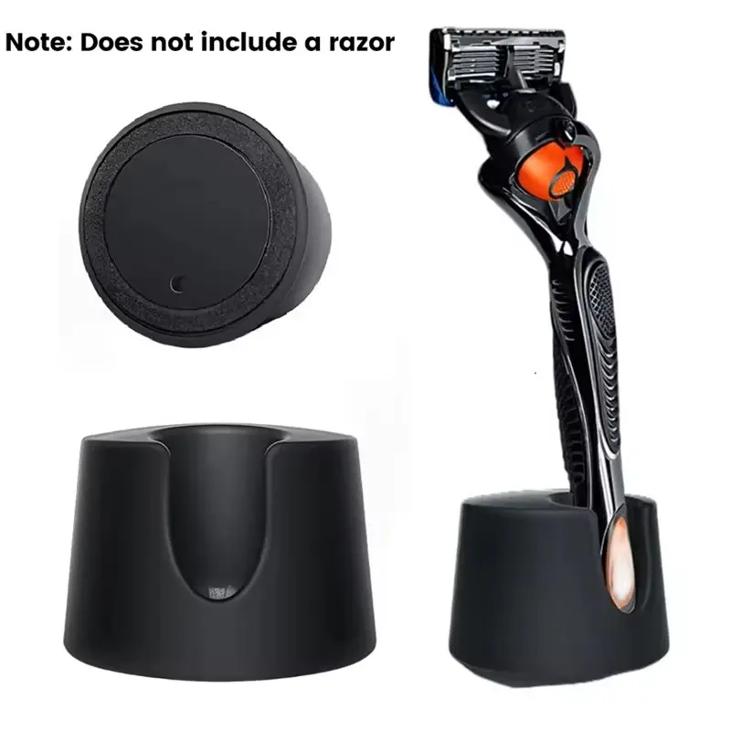 AS94-Drain Base For Shaving Razors Safety Manual Razor Holder Stand For Bathroom Countertop For Gillette