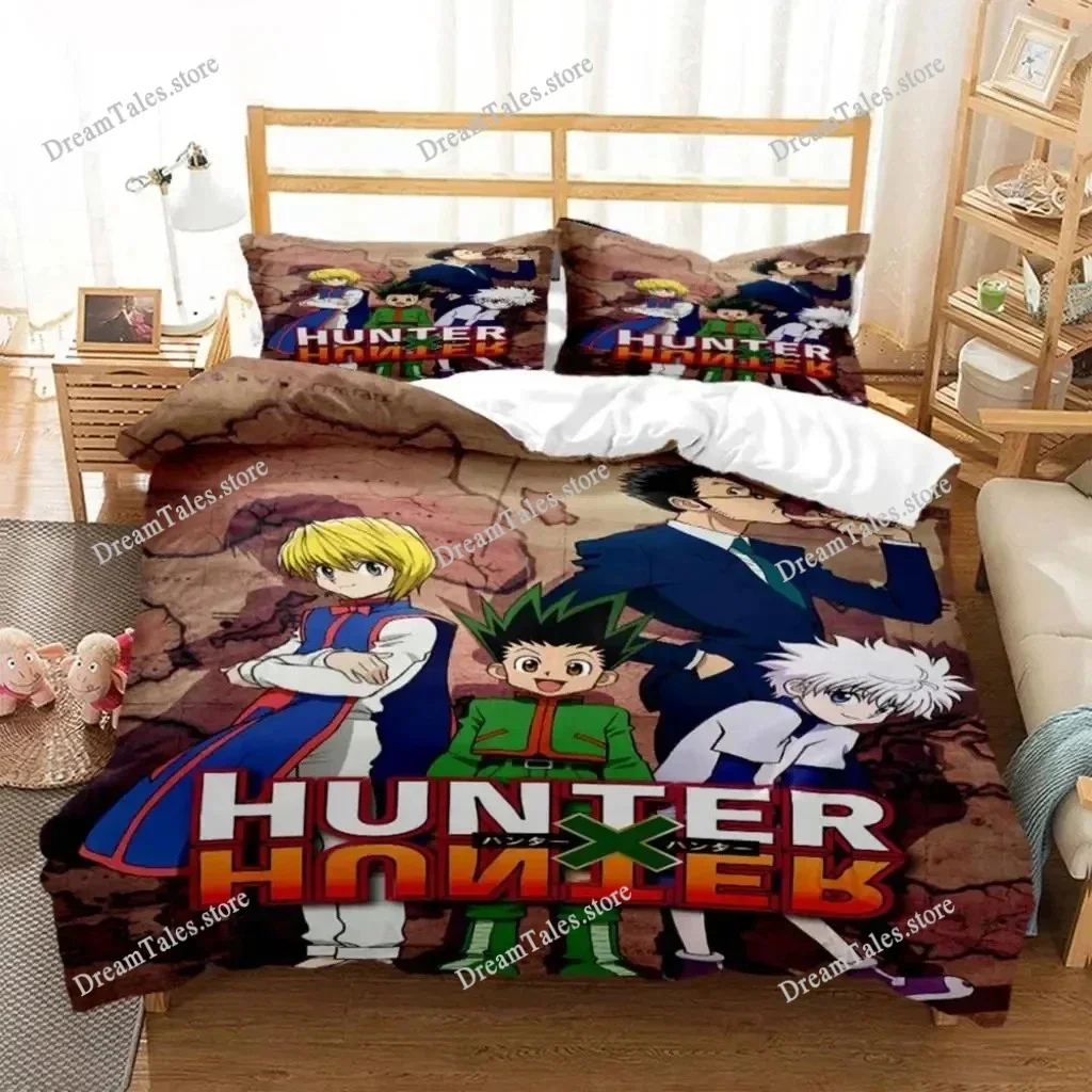 HUNTER HUNTER Bedding Set Single Twin Full Queen King Size Bed Set Aldult Kid Bedroom Duvetcover Sets Bed Sheet Set 2025