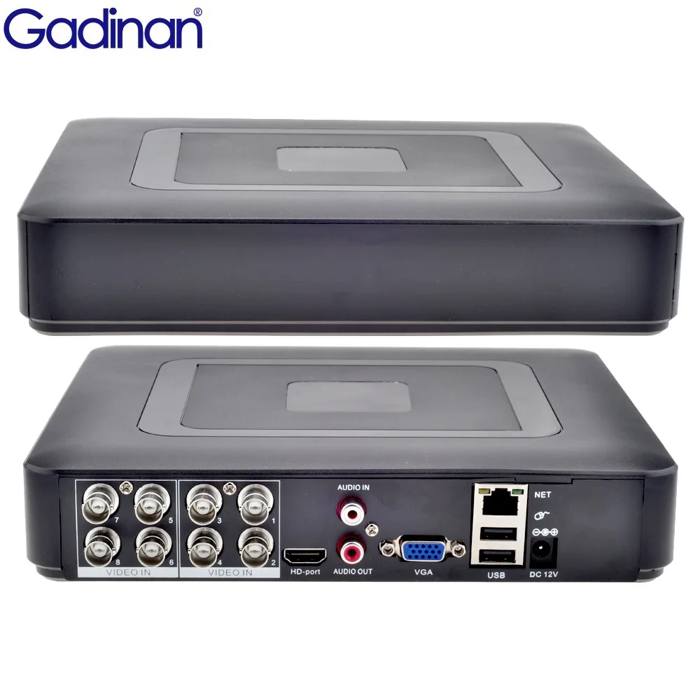 Gadinan 1080N DVR analogowy 8CH AHDNH wsparcie 8 kanał AHD 1080N/4CH 1080P odtwarzania IP AHD TVI CVI 5 w 1 DVR 4CH analogowe 1080