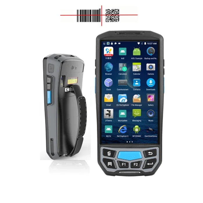 Shenzhen rugged wireless handheld android 2d barcode scanner PDA mobile data collector pdf417 with 4G GPS wifi GSM