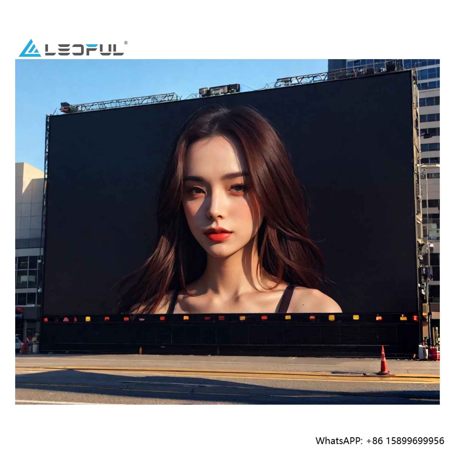 

P10mm Cable Free Connection Big Giant Large LED Display Panels Billboard LED Display Screen for Outdoor Large Buildings