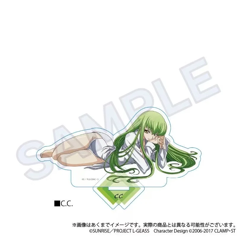 Anime Code périphériques Acg support Lelouch Vi Britannia Figure ornements de bureau C.C. Statue de position de sommeil sexy, jouets Suzaku