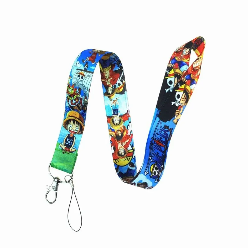 One Piece Luffy Roronoa Zoro Long Lanyard High-Value Cartoon Print Creative Unisex All-Match Simple Neck-Hanging Phone Strap - view 6