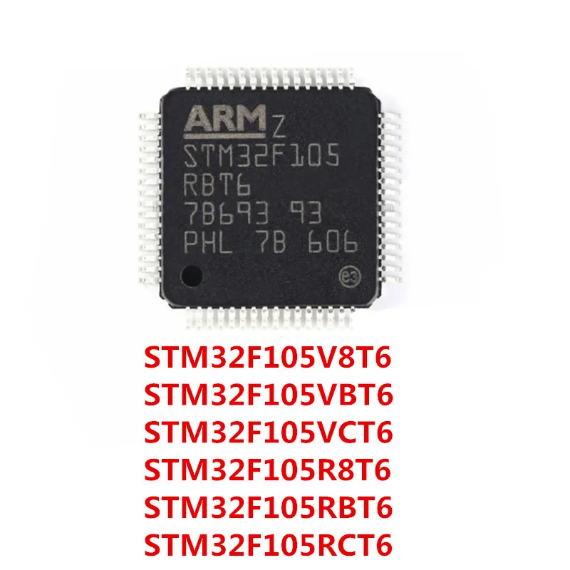 1pcs new STM32F105RBT6 STM32F105RCT6 STM32F105R8T6 STM32F105VBT6 STM32F105VCT6 STM32F105V8T6 STM32F105VCT6