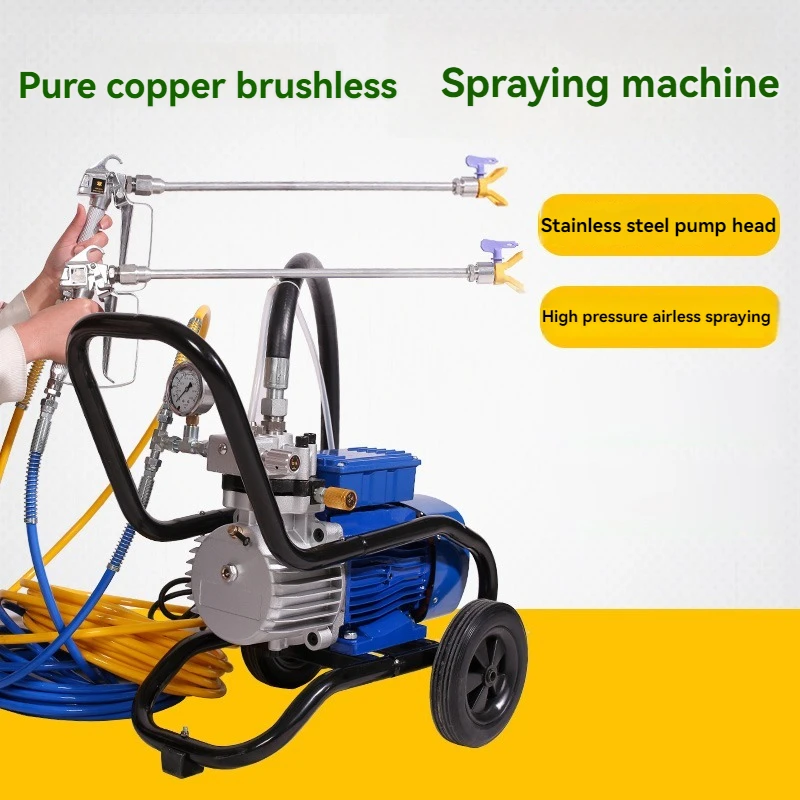 High Pressure Airless Spraying Machine Electric Paint Sprayer Spray  5200W Painting Tools for Paint and Decorating