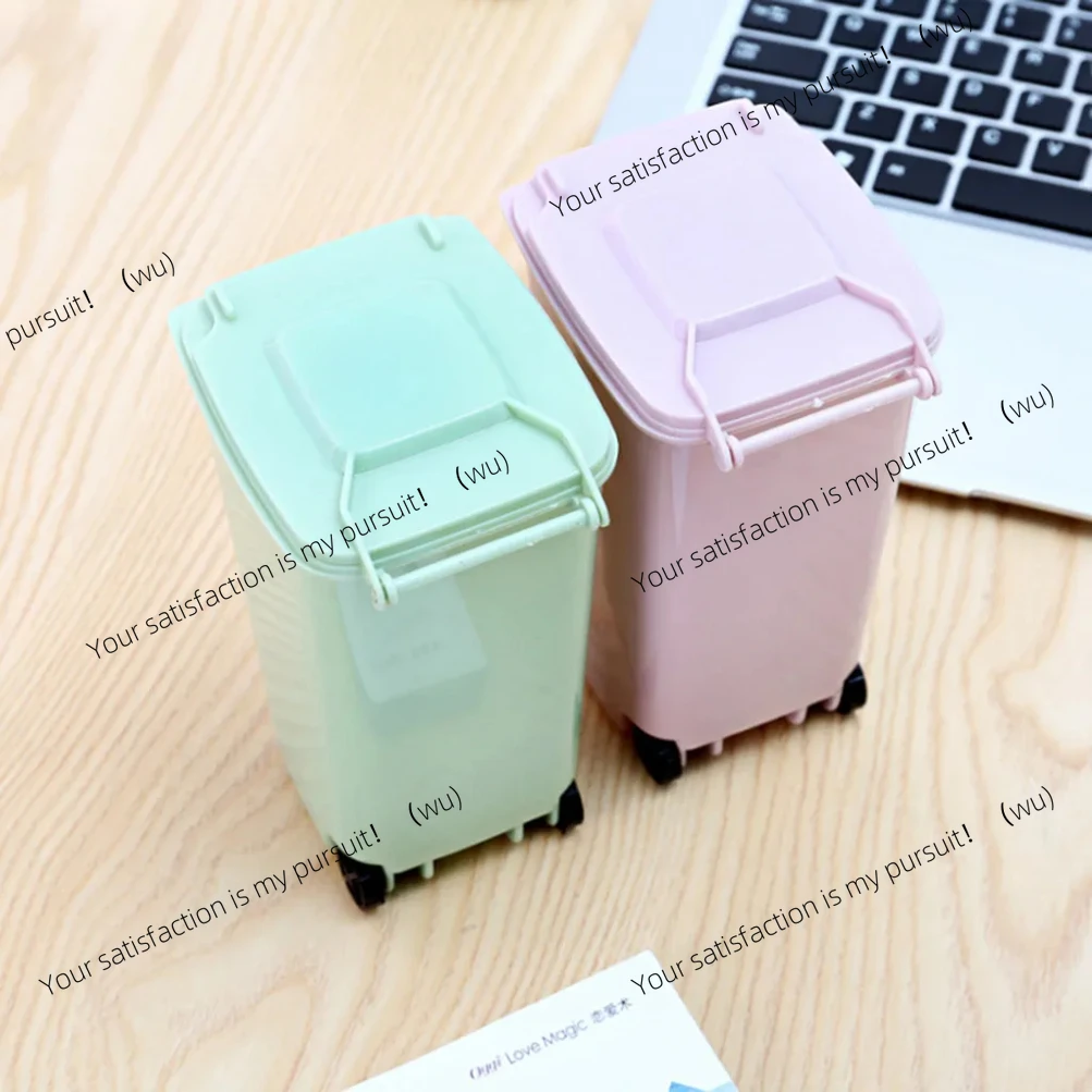 ZOCI-Desktop Mini Trash Can, High Quality Beautiful Pen Holder, Desktop Decorations - Image 4
