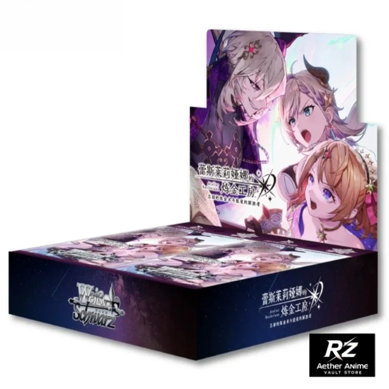 Atelier Resleriana Collectible Cards Cartoon Resna Sutniecht Cards Anime Merchandise Full Box Simplified Chinese Version