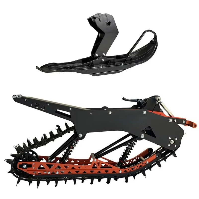 Universal cross-country motorcycle kit, ski lift model, snowmobile track sled, winter and summer snowmobile accessories