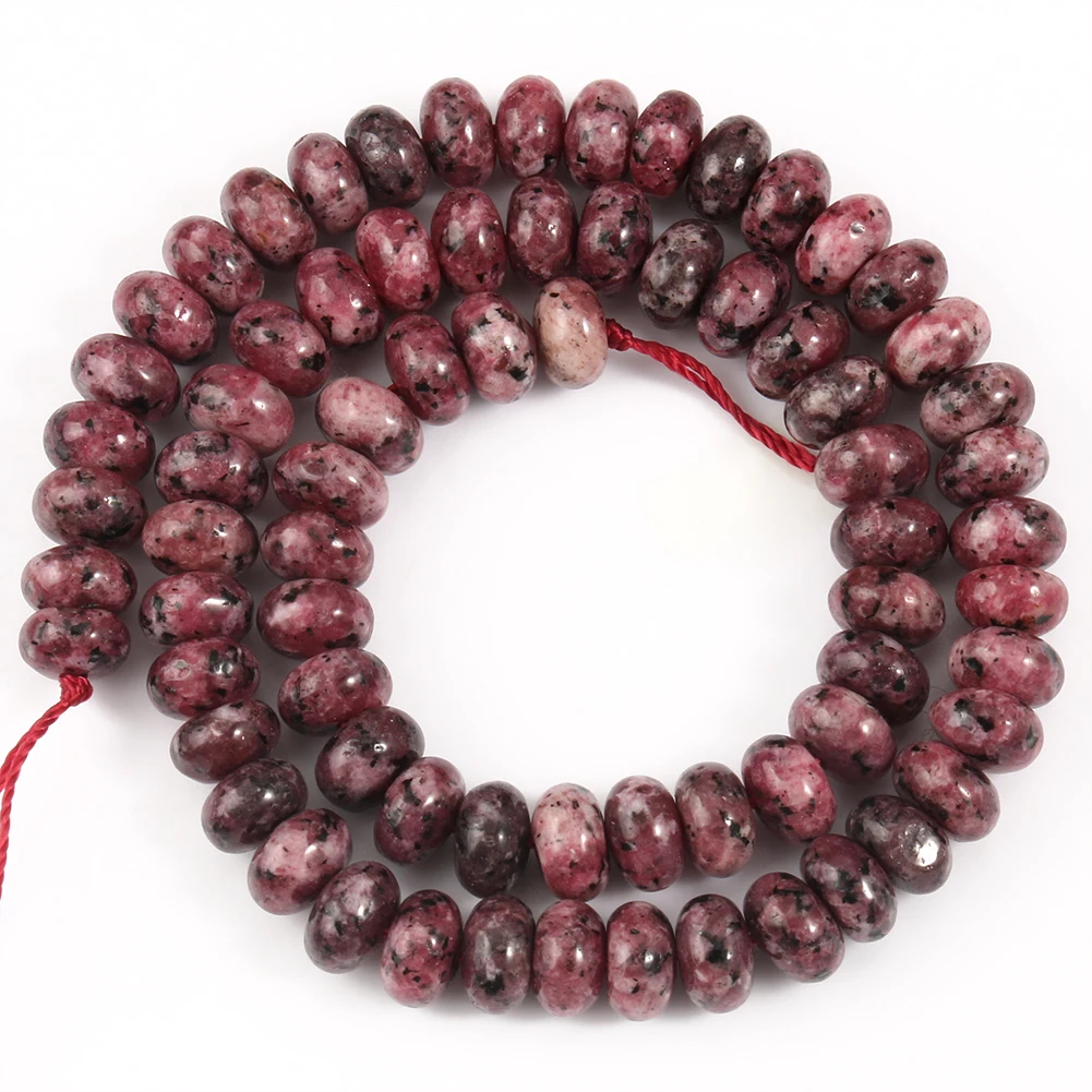 5X8Mm Platte Ronde Kralen Mode Aquamarijn Elite Citrine Toermalijn Telkens Kralen Voor Sieraden Maken Diy Armband Ketting