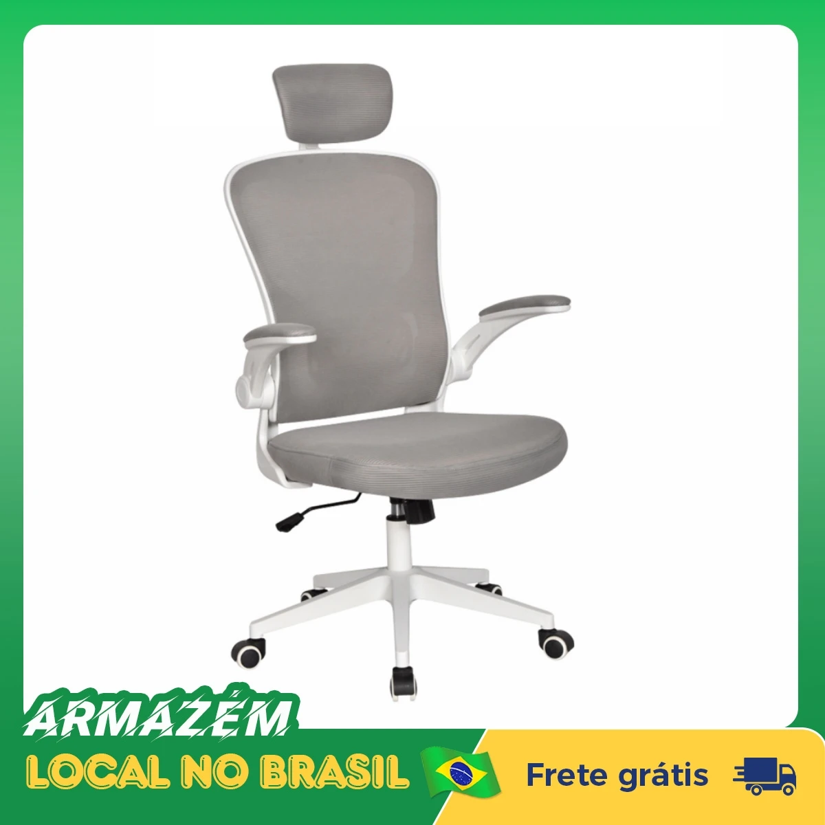 Silla ergonómica Python Fly premium para oficina y juegos, soporte lumbar ajustable, tela de malla transpirable, muebles