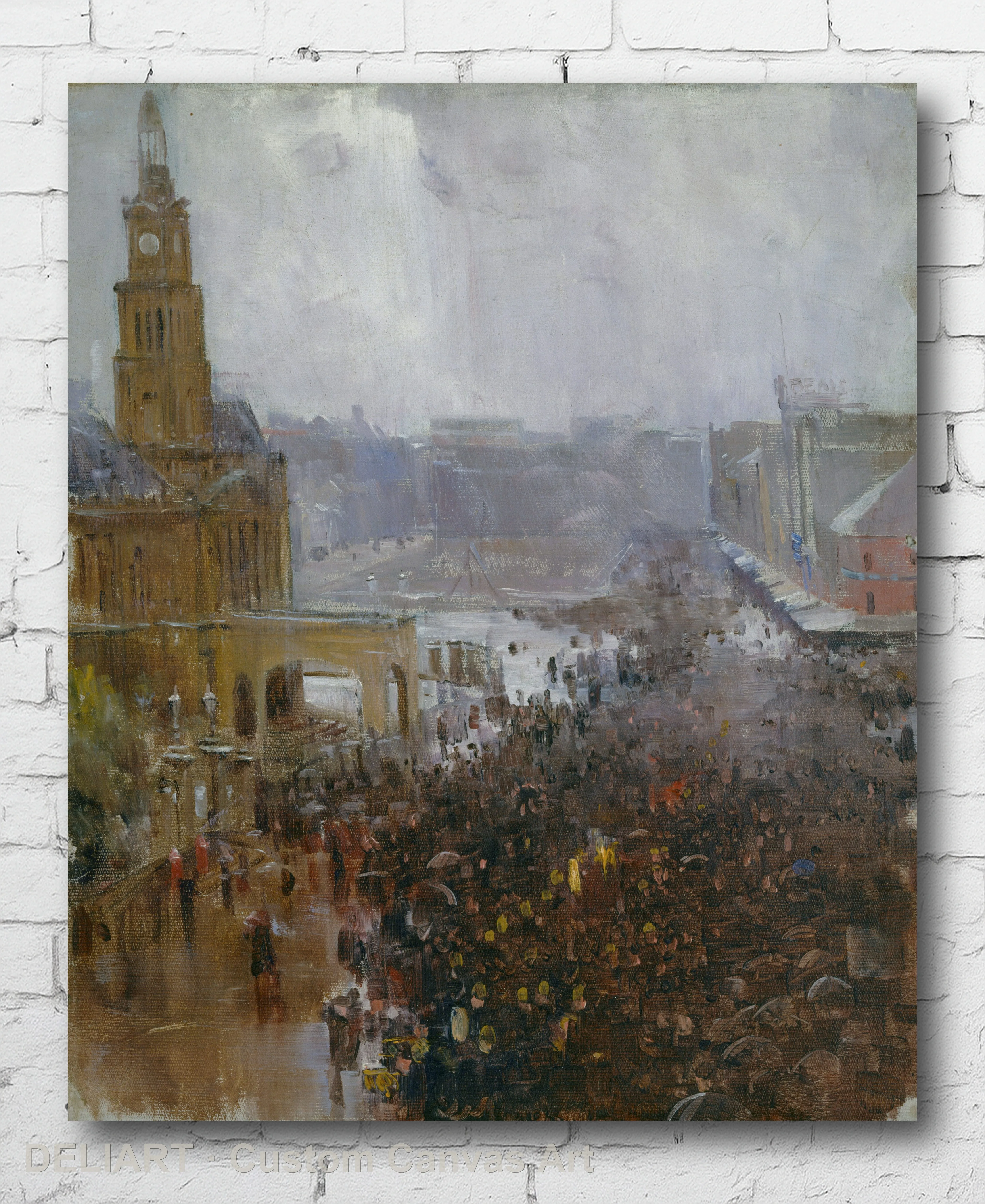 

Golden Plein-Air Landscape by Arthur Streeton - Fine Art Canvas Wall Art Poster Print Vintage Home Decor Unframed