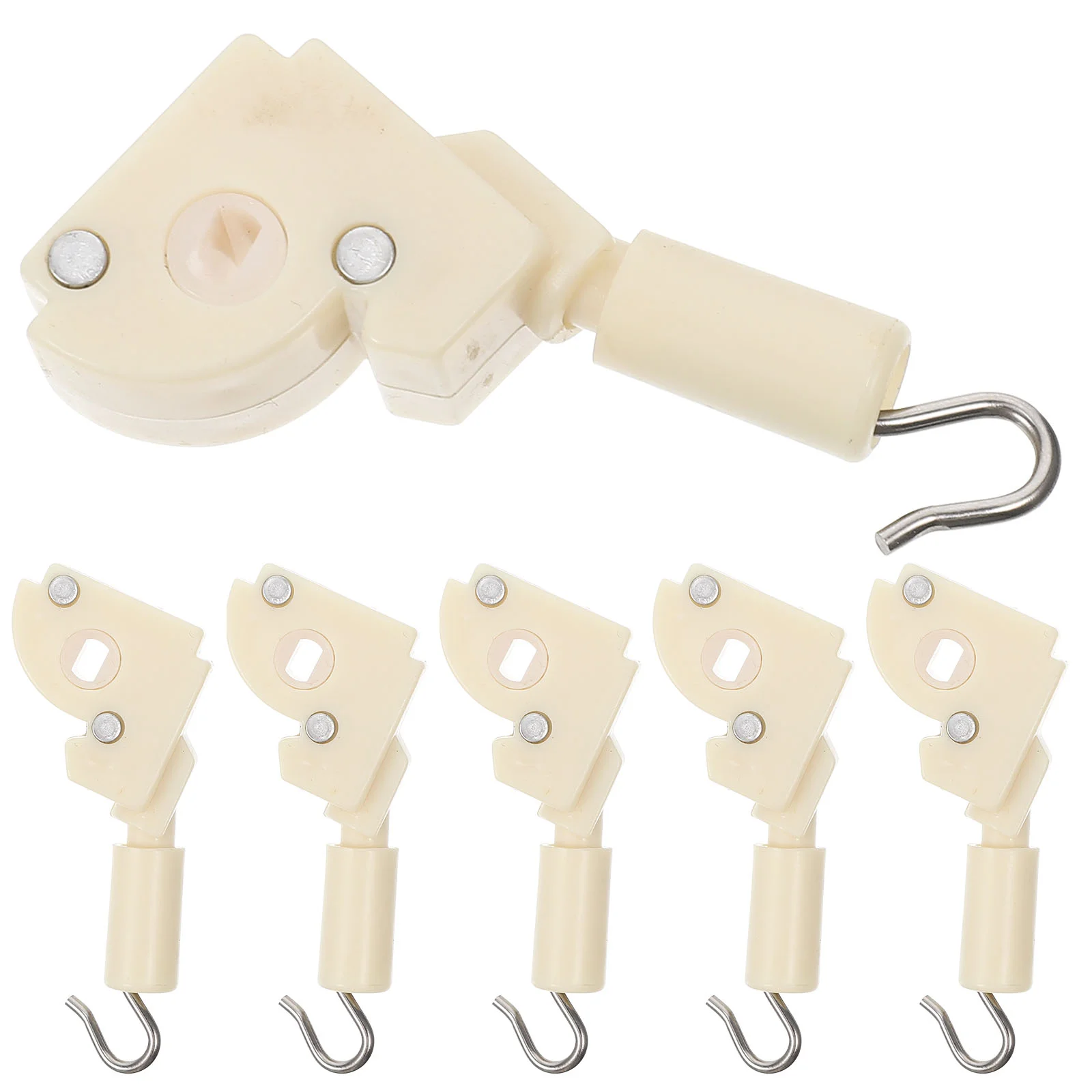 6 Pcs Curtain Dimmer Mini Blind Wand Replacement Parts Blinds Horizontal Repair Window Tilt Mechanism Stick Hook