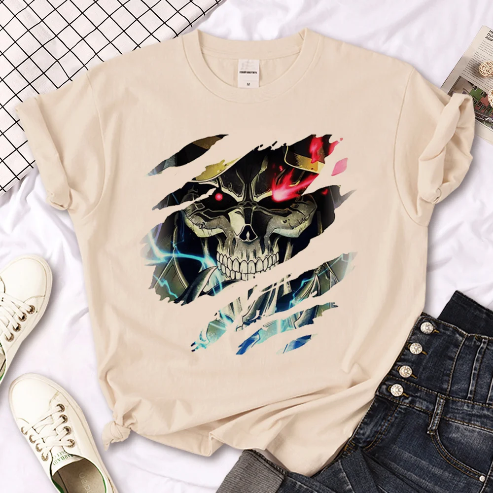 Overlord t-shirts women graphic tshirt girl anime clothes