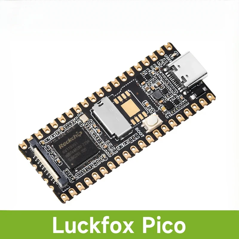 LuckFox Pico RV1103 Linux Micro Development Board, Integrates ARM-A7/RISC-V MCU/NPU/ISP Processors