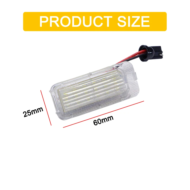 LED License Number Plate Light Assembly For Ford C-Max Transit Connect Edge Ecosport Ranger Transit 150/250/350/350/350HD
