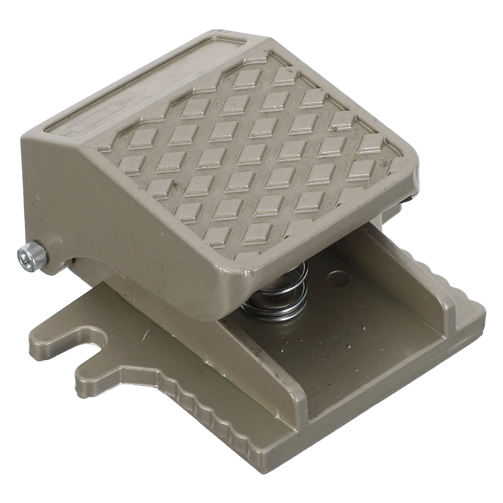 Pneumatic Foot Pedal Valve Industrial Grade Metal Air Operated Foot Switch for Cylinder Directional Control Dustproof Waterproof