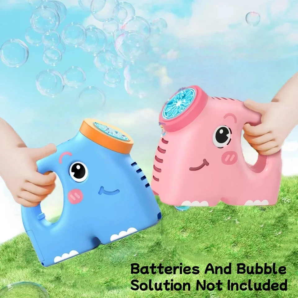 Automatische bellenblazer, idee voor verjaardagen, Valentijnsdag, huwelijksspelcadeaus - batterijen en bellenoplossing niet inbegrepen.