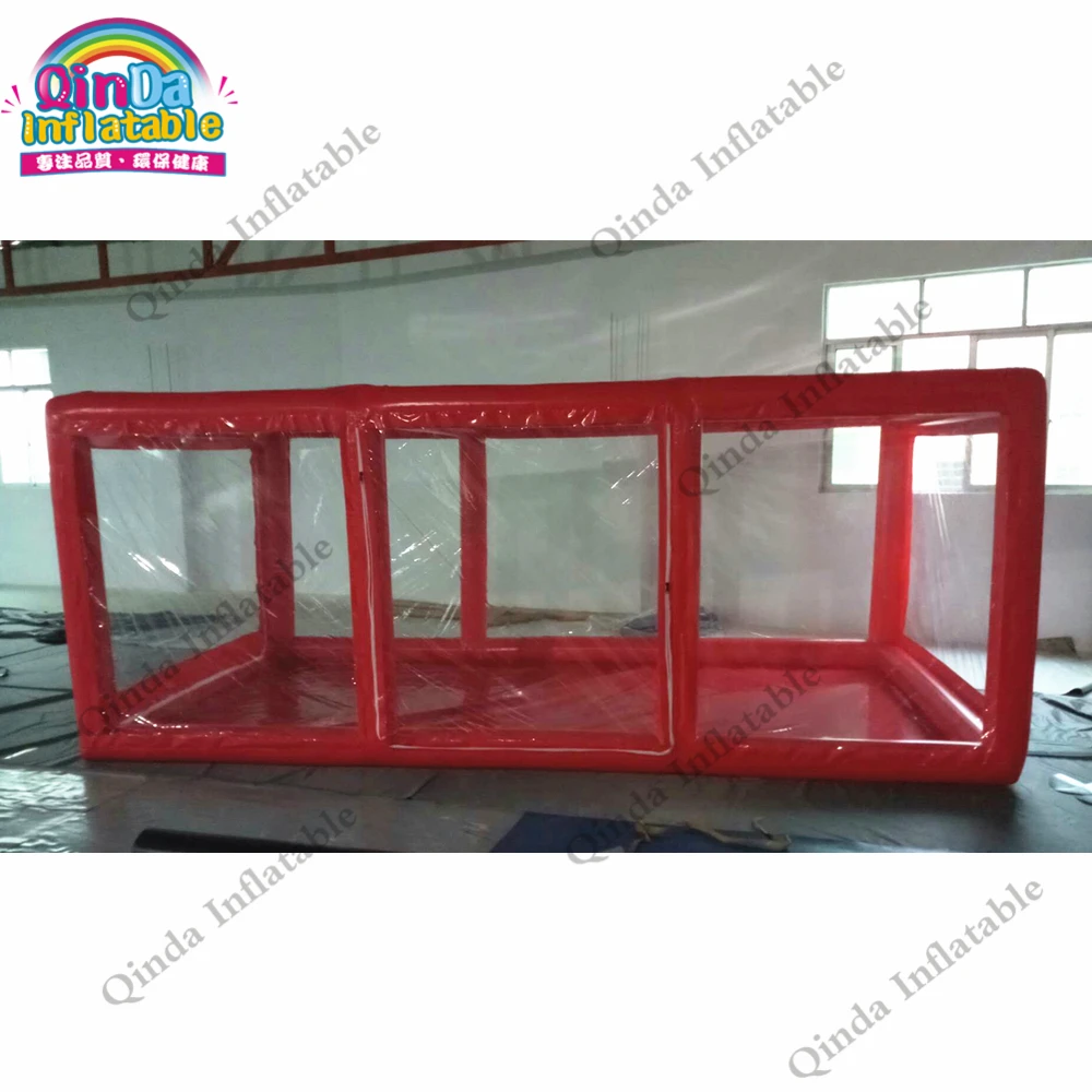 

2019 High Quality Inflatable Car Cover Tent,Factory Price Red Color Inflatable Car Wash Tent For Rental