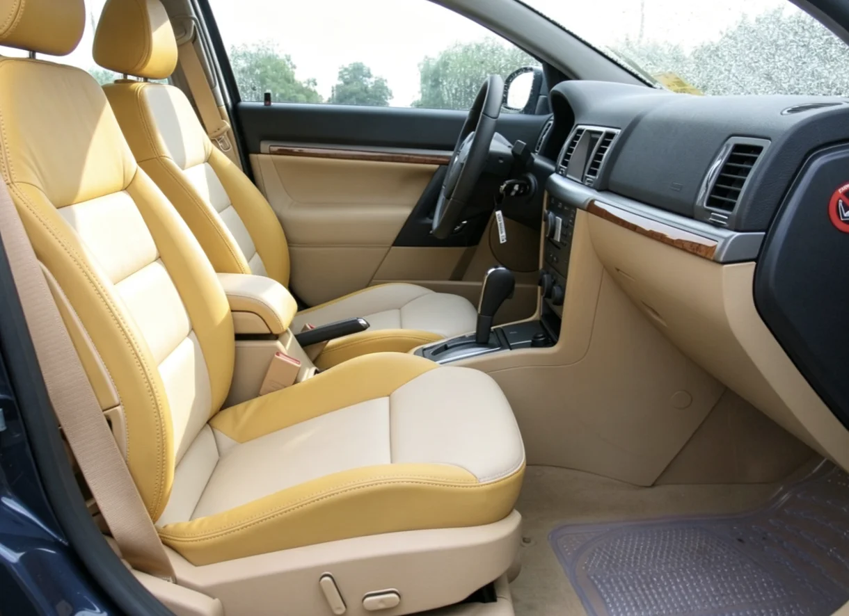Für Opel Vectra C 2006 Maßgefertigte Autositzbezüge Luxuriöses Nappaleder 100% Passgenau Innenausstattung 360 ° Vollständige Abdeckung – Detail 2
