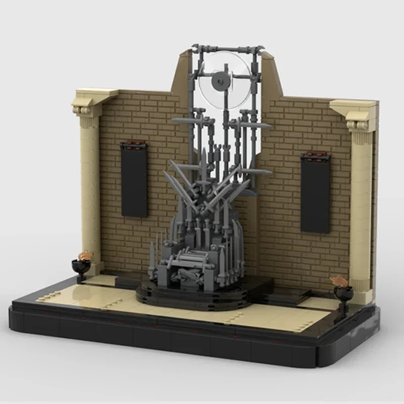 Star Movie Series Moc Mattoni da costruzione Trono di ferro Diorama Modello Tecnologia Blocchi modulari Costruzione Assemblaggio fai da te Regali giocattolo