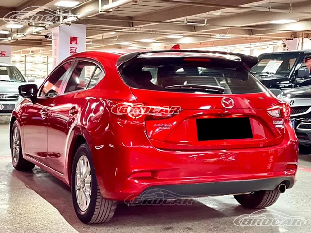 Для 2014 2015 2016 2017 2018 2019 Mazda 3 AXELA GEN 3 Высококачественный материал FRP Серый или красный спойлер на крышу Спойлер багажника на крыло