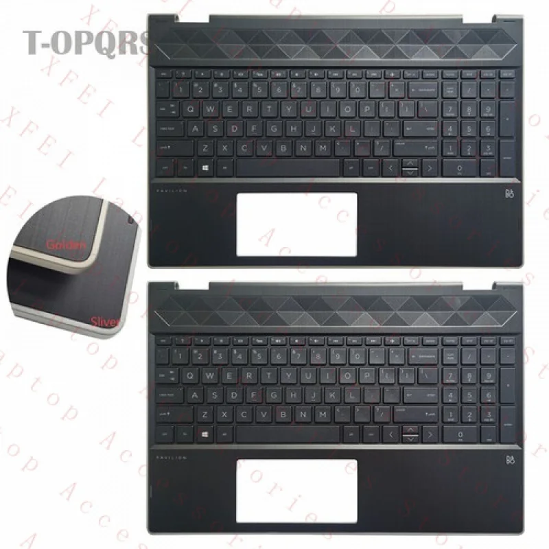 

F Новый чехол для упора для рук для ноутбука HP Pavilion X360 15-CR 15T-CR TPN-W132, клавиатура