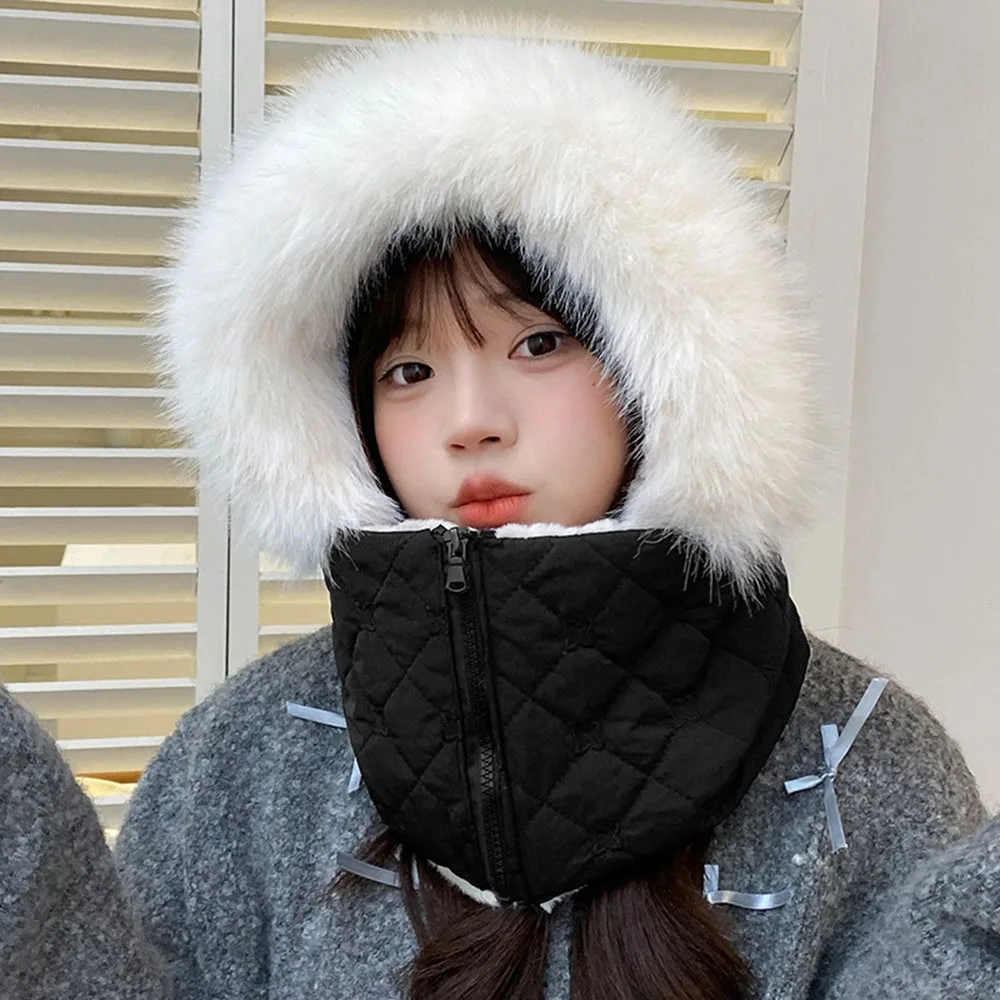 

Модный бархатный велосипедный чехол для лица, теплая защита ушей, шапка Lei Feng, ветрозащитный утолщенный зимний шарф унисекс