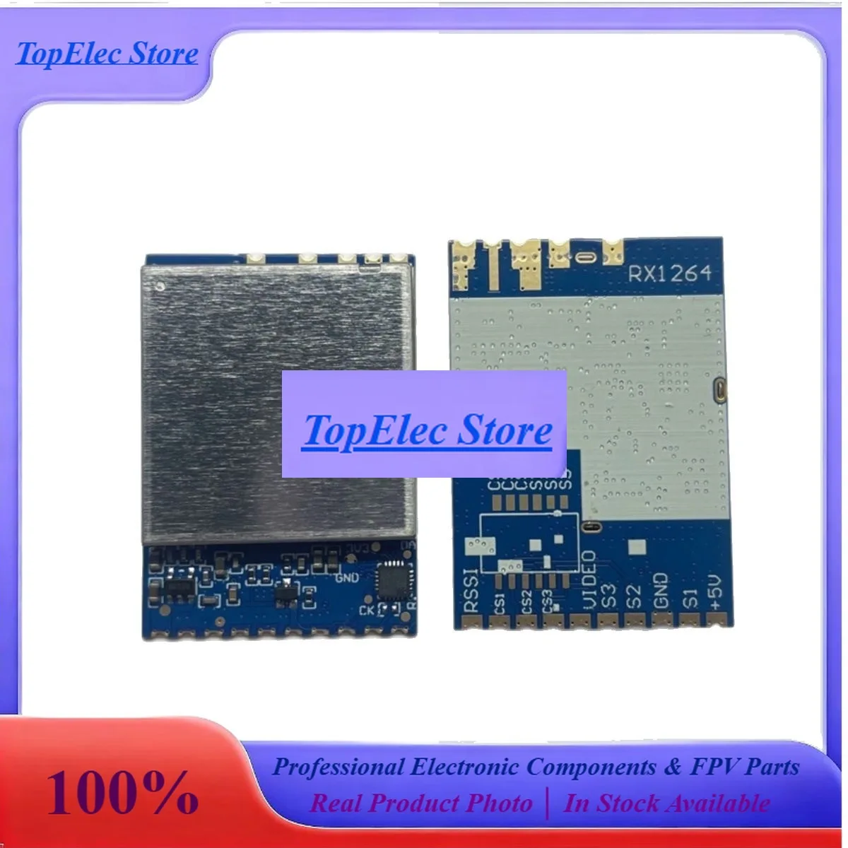 TopEs1 2G 3G RX1264 Wireless FPV Transmitter Module Analog Audio Video Transmission Receiver For Drone