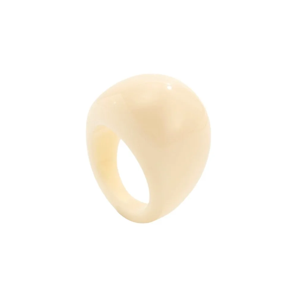 Creative Candy Color Transparent Resin Ring Multicolour Chunky Acrylic Geometric Ring Dome Charm Irregular Ring Girls