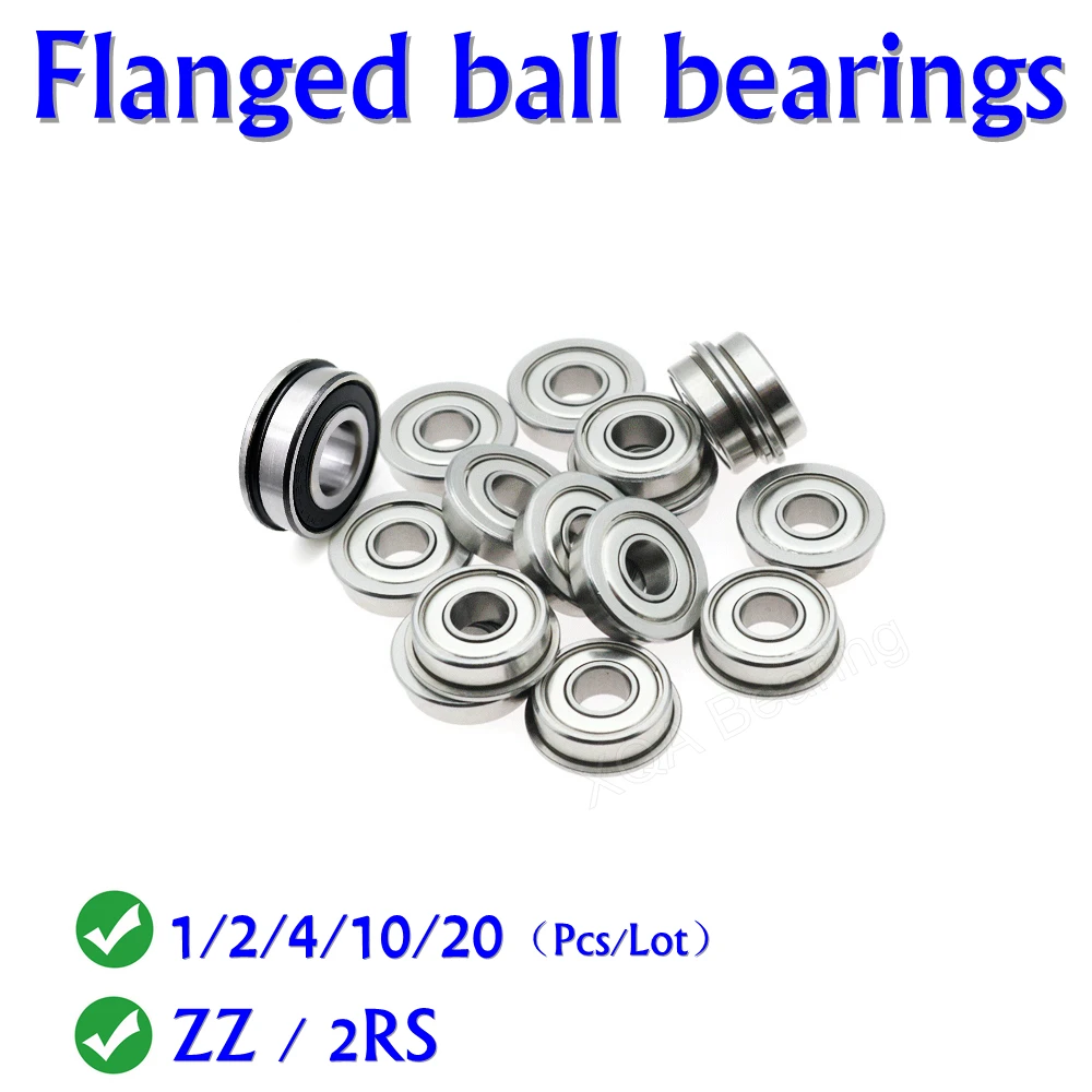 Flange Ball Bearing MF115ZZ MF117ZZ MF126ZZ MF128ZZ MF137ZZ MF148ZZ ZZ -2Z MF115 MF117 MF126 MF128 MF137 MF148 2RS -2RS RS