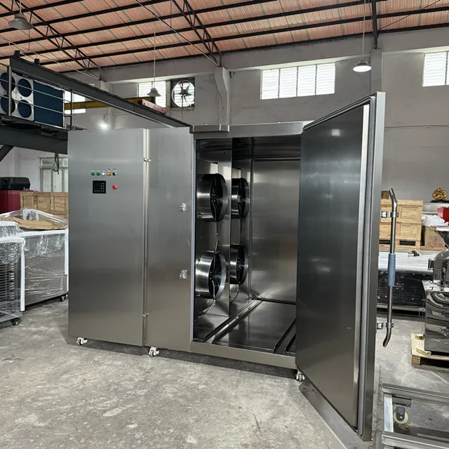 المهنية تصنيع نظام تبريد الهواء صدمة الفريزر التجاري انفجار الفريزر 2300L -80 درجة انفجار المبرد حسب الطلب