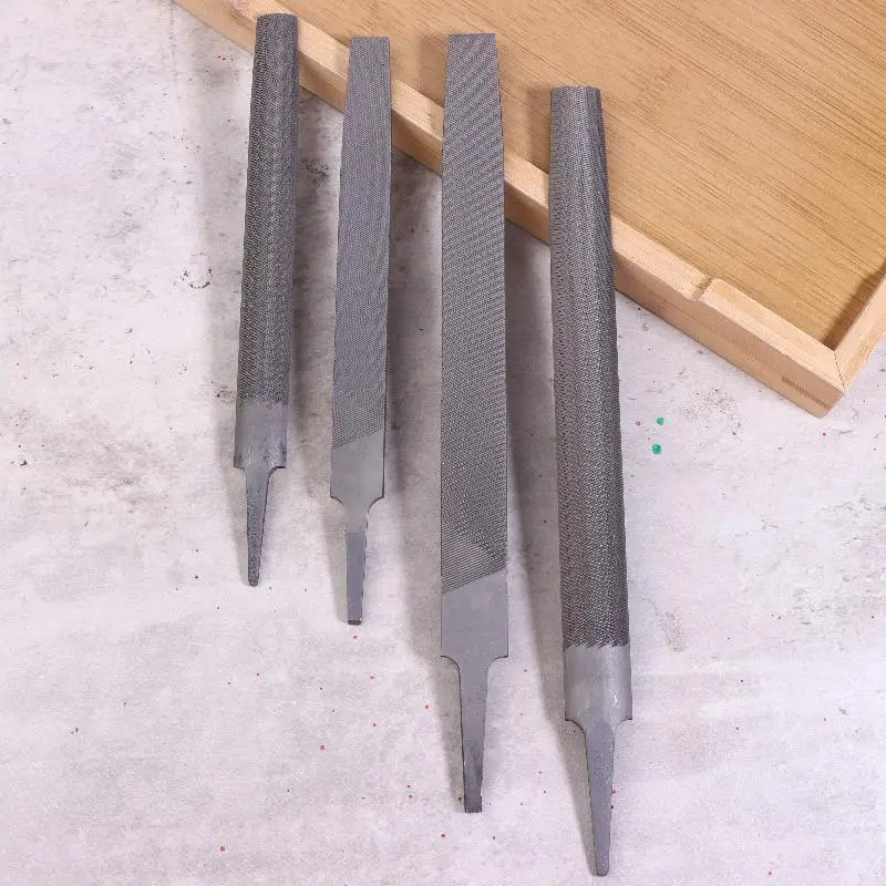 طقم مبرد يدوي معدني بدون مقبض 5 قطع، قطع ثانٍ، 8 بوصة و10 بوصة (200 مم و250 مم) لتشغيل المعادن