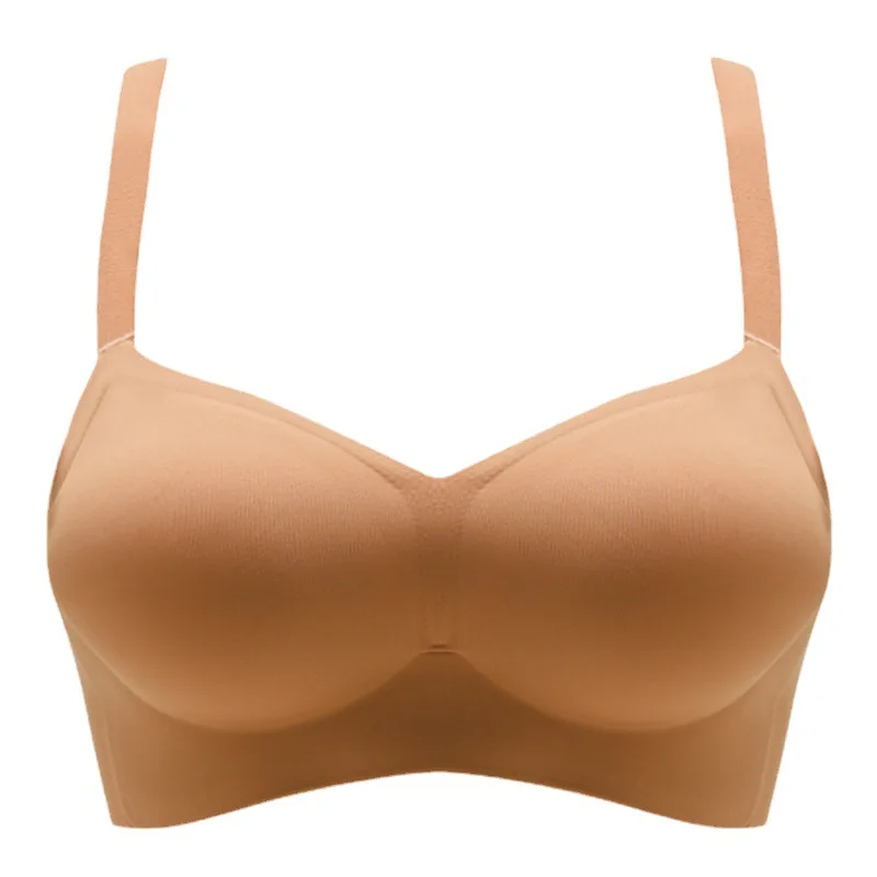 Externalexpansionofunderwearfixedcupnon-scarnosteelring small chest flat chest close to show large support sagging female bra