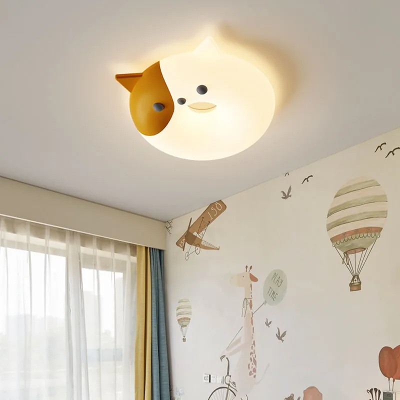 

LED Children's Room Ceiling Lights Cute Cat Cat Light Simple Romantic Little boy Girl Bedroom Princess Room Nursery Ceiling Lamp