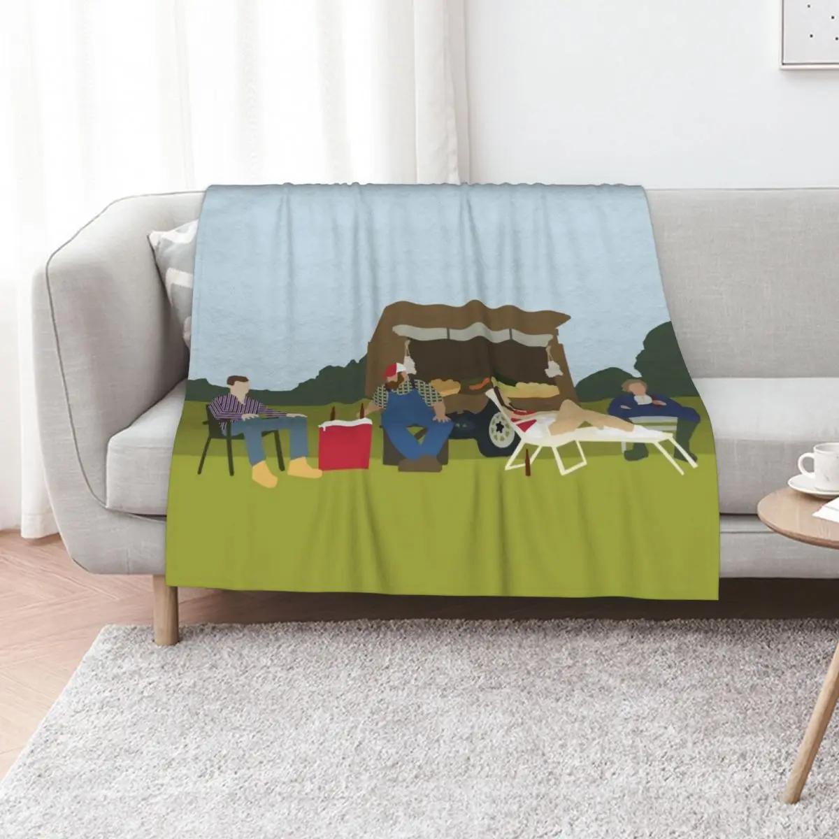 Letterkenny Produce Stand Throw Blanket valentine gift ideas manga wednesday Sofa Quilt Shaggy Kid'S Blankets