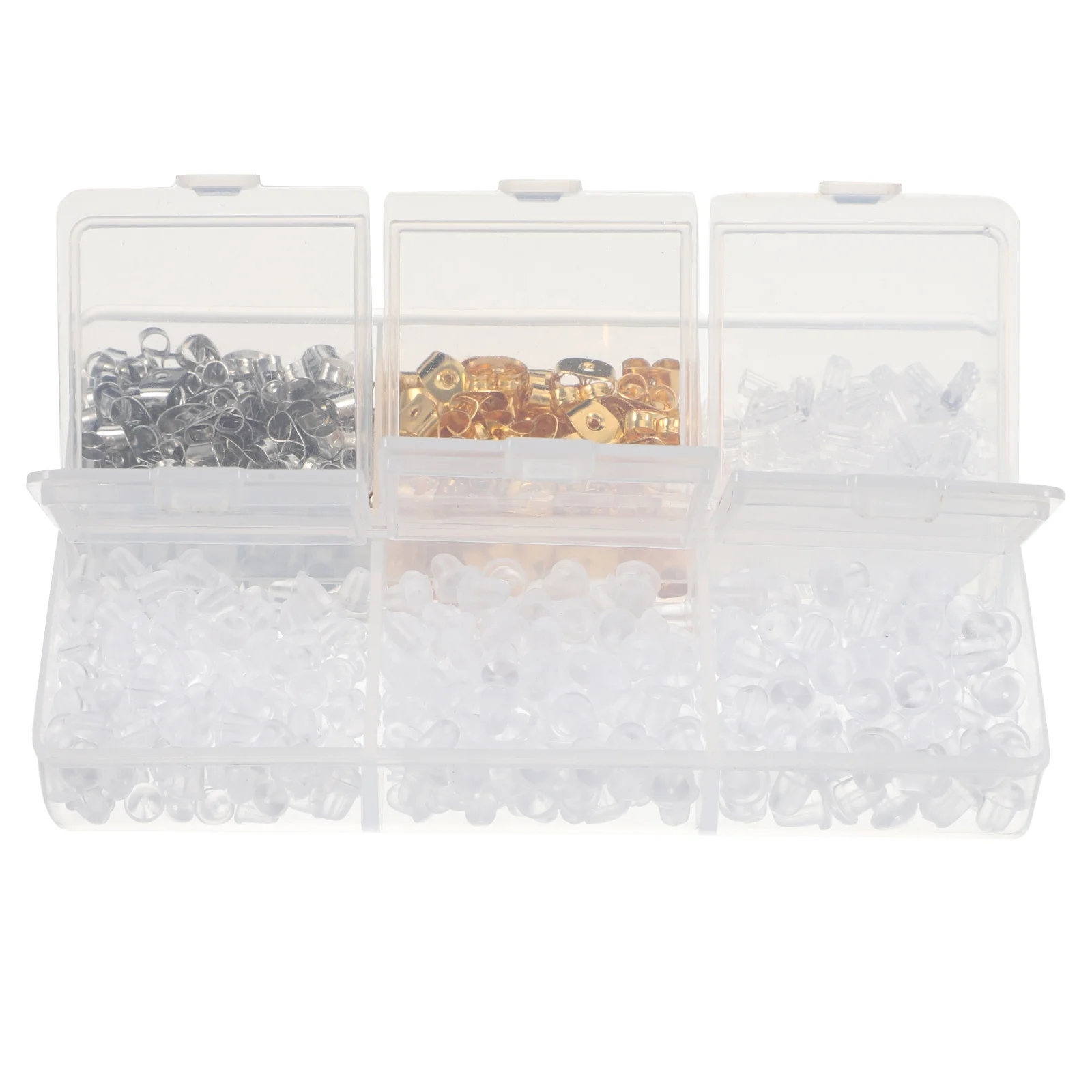 

Silicone Earring Backs Ear Plugs DIY Jewelry Making Supplies Comfortable Sturdy Versatile Earring Accessories Silica Gel