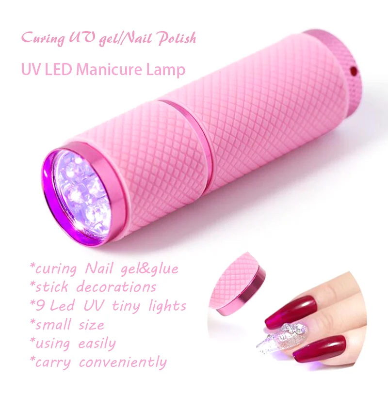 24W/48W UV LED Nail Dryer Lamp USB Green/Blue/Pink/Yellow/White Bowknot Ultraviolet Light Flashlight Manicure Curing-lamps 8.5*2