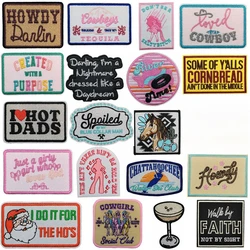 Emblem Clothing Accessories Badge Sticker Embroidered Embroidery Sticker Iron-on Patches