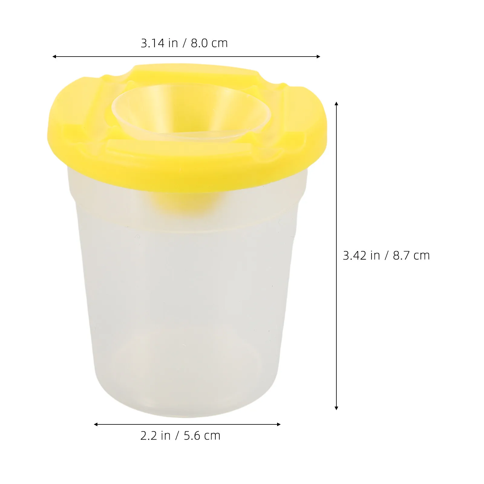 1Set Kids Paintbrush Washing Cup Spill Proof Plastic Brush Cleaner Multipurpose Paint Mixing Container Children Art Supplies view 5