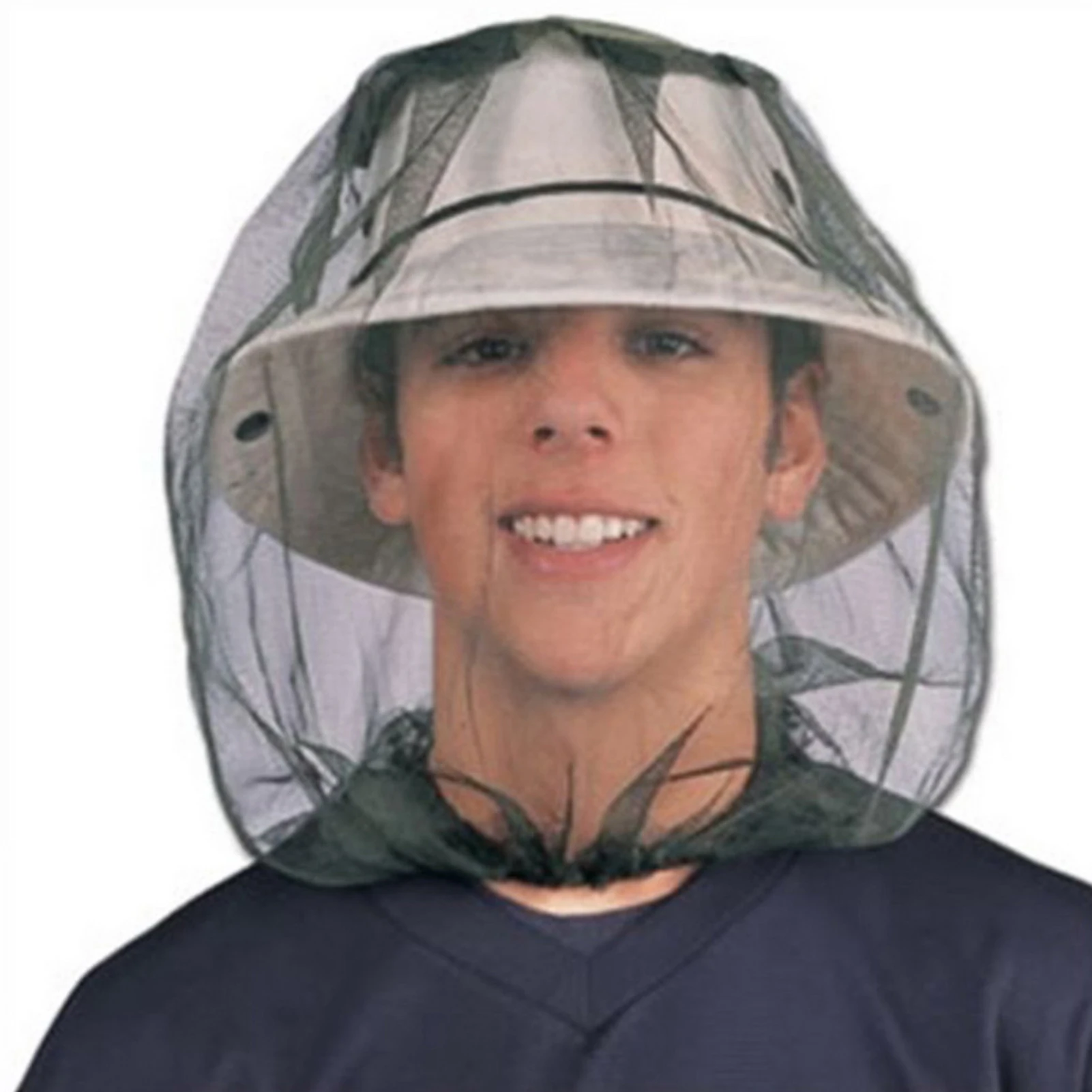 Anti Mosquito Fishing Cap Breathable Adjustable Mesh Fishing Hat Net For Men And Women Outdoor Traveling Fishing Camping Use