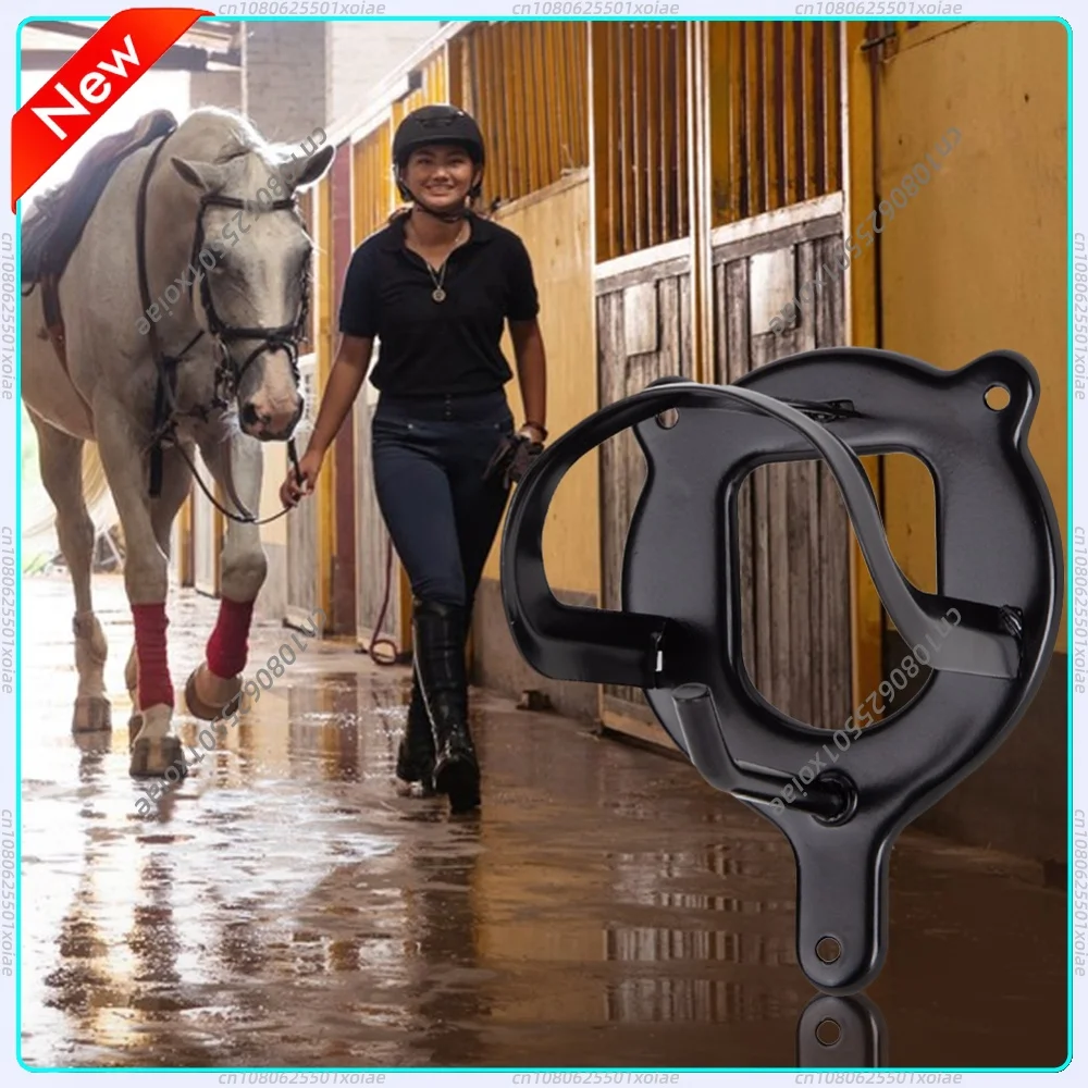 Horse Bridle Rack with Tubes and Screw Bridle Bracket Bridle Hooks Horse Tack Storage Halter Hanger for Horse Barn Supplies