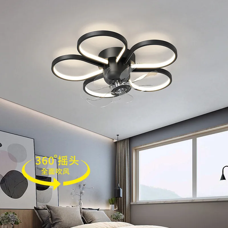 Bedroom Shaking Head From Lamp Nordic Room Lamp Petal Mute Electric From Lamp From Integrated Ceiling Lighting Lamps