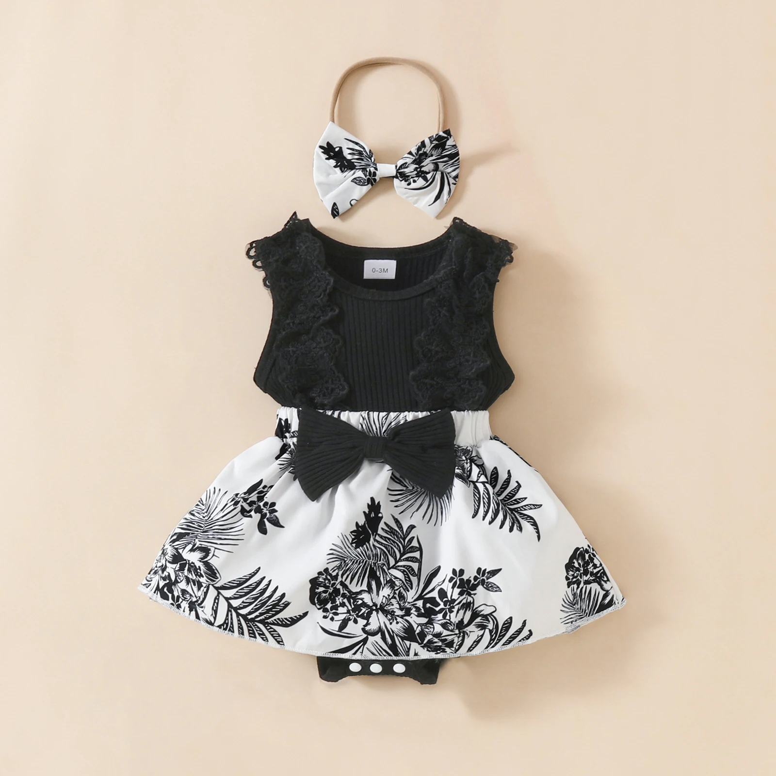 Recém-nascido Ruffle Butt Romper, Macacão Margarida, Roupas De Menina Do Bebê, 3 6 9 12 18 Meses, Roupa De Verão