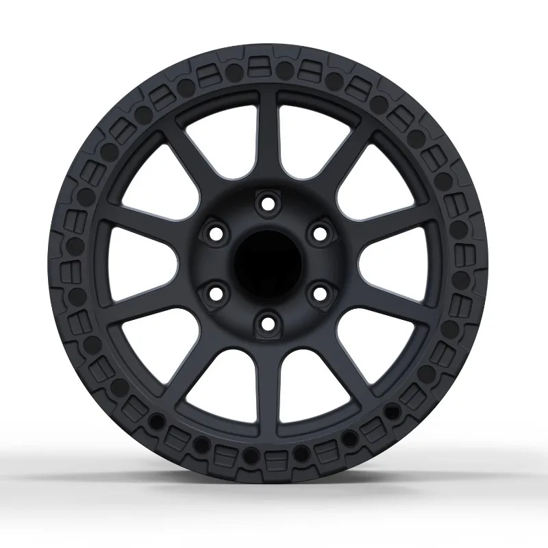 Beadlock Off-Road Wheel Rim Multi-Spoke Design for Off-Road Vehicles Aluminium Alloy Forged Painted New 40mm ET