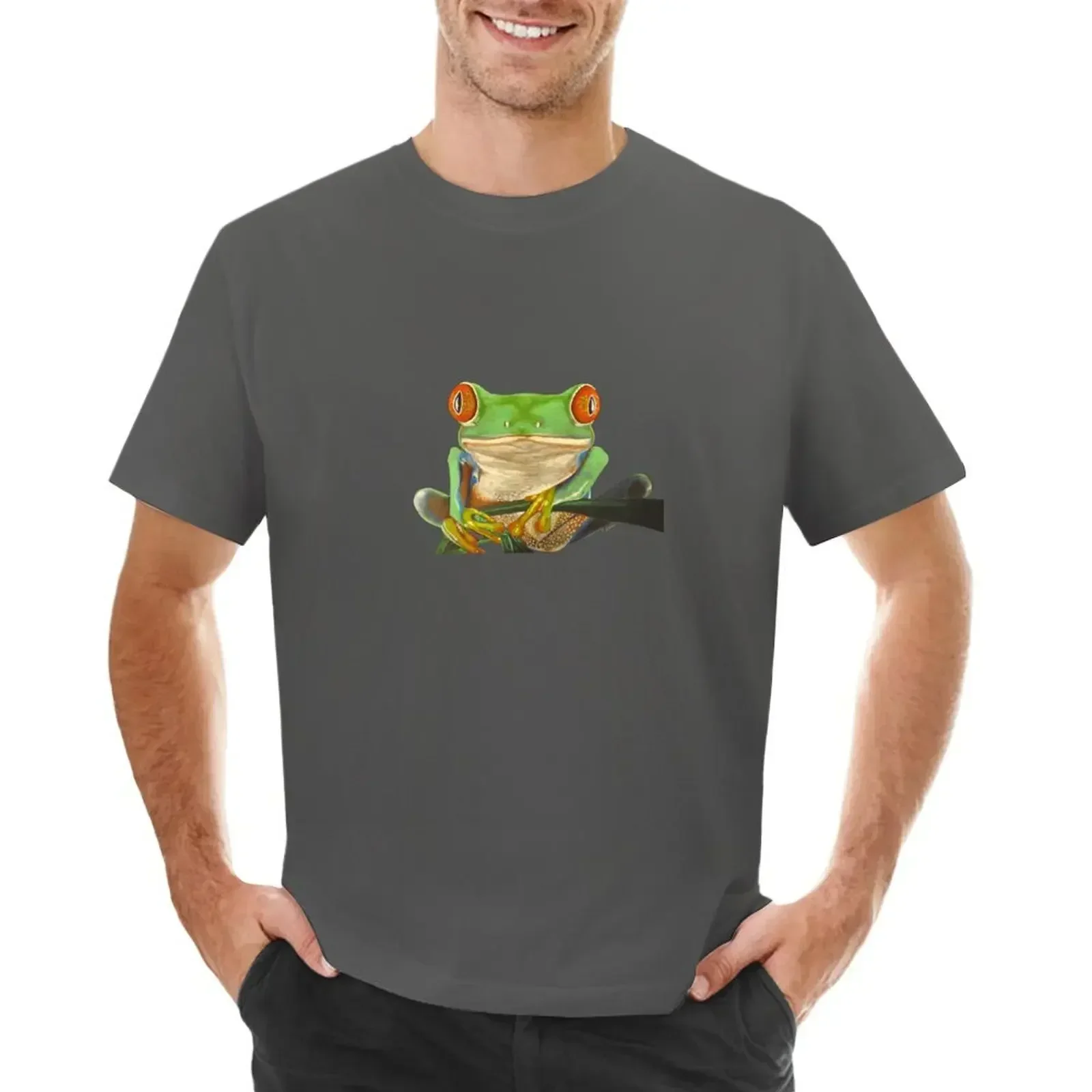 Red-Eyed Tree Frog T-shirt shirts graphic tees cute tops graphics plus sizes t shirt for men