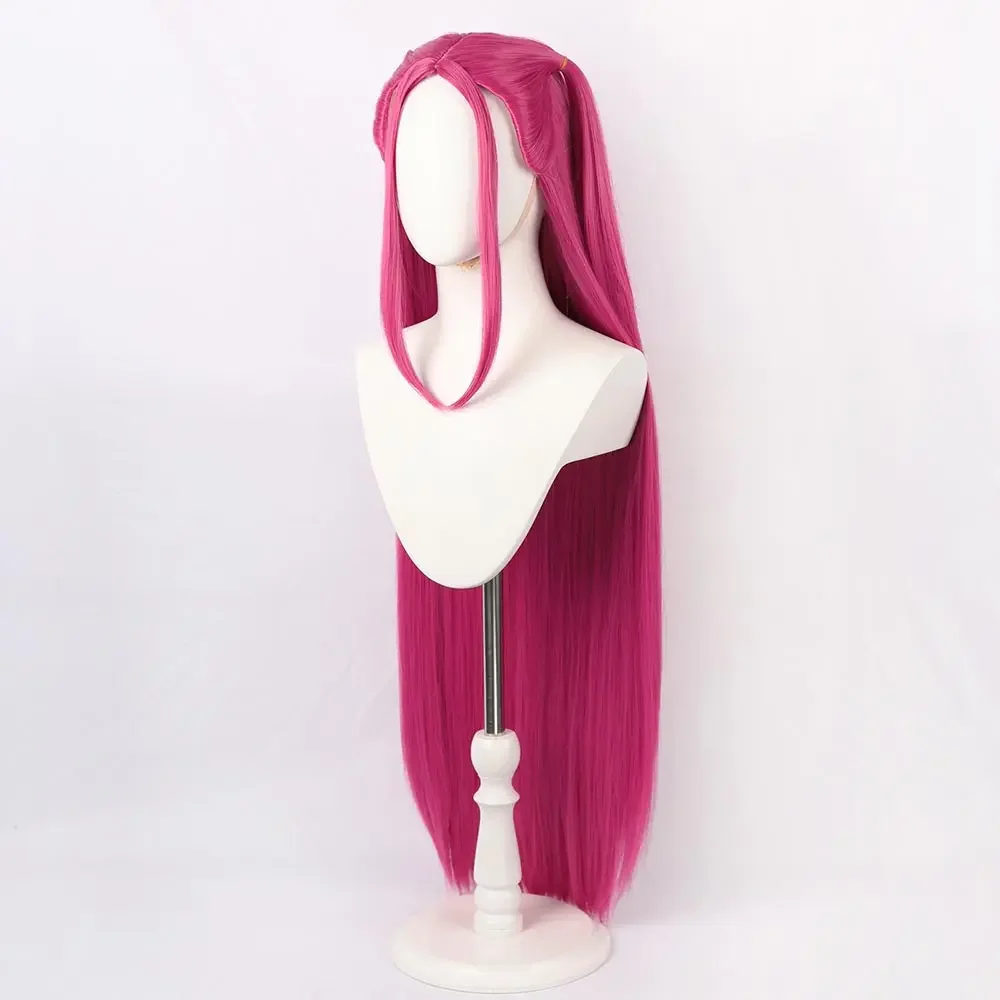 Halloween k-pop mira cosplay peruca demônio dos desenhos animados caçadores de tv roleplay perucas headwear resistente ao calor cabelo sintético dia das bruxas