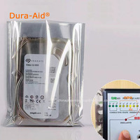 ESD Anti Static Bags For HDD Hard Disk Drive, Gray, Open Top, Anti Static Shielding, Plastic Packaging Bags, 15x20cm 5.9 \